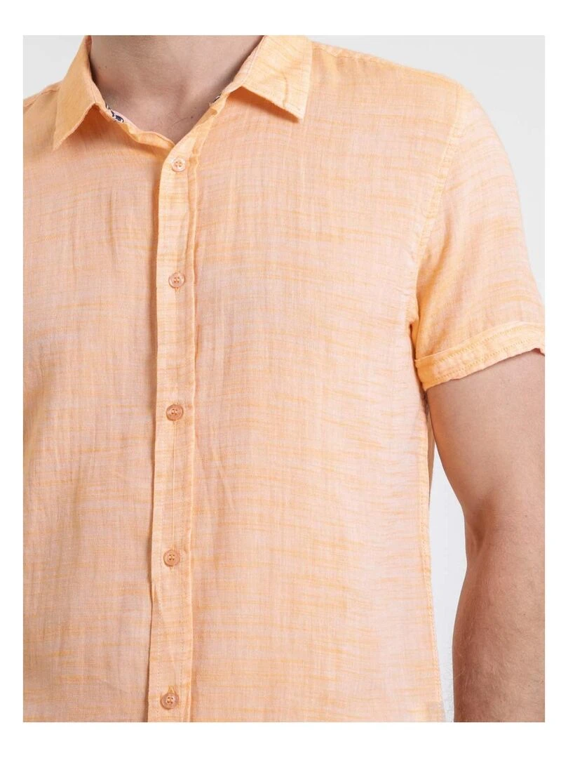 Chemise manches courtes DAPERMI   Orange