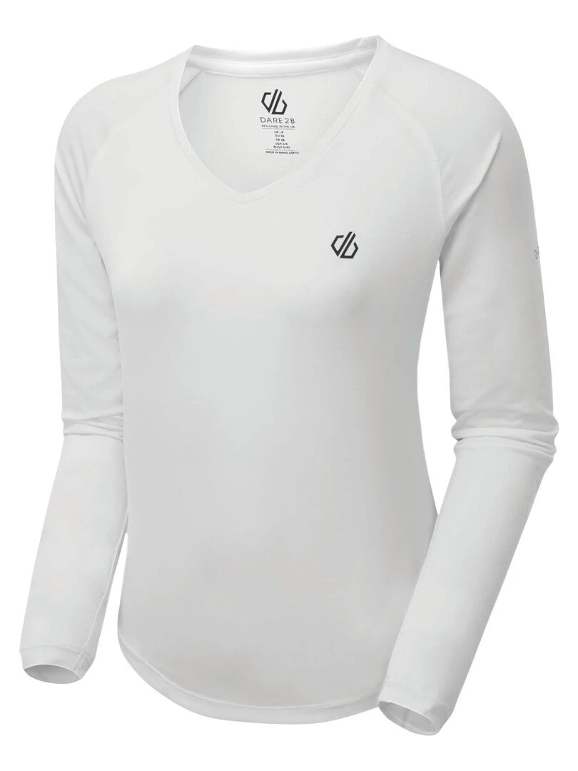Dare 2B   T shirt de sport DISCERN   Blanc