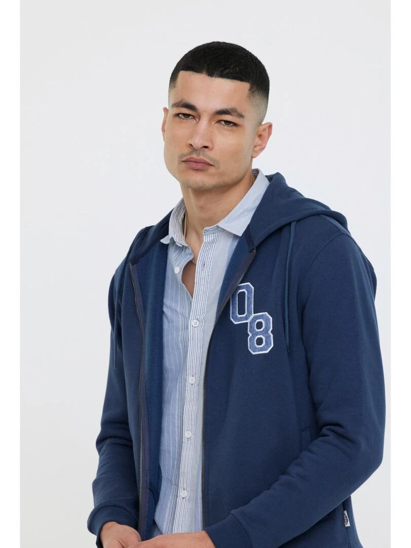 Lee Cooper   Sweatshirt manches longues coton loose EMILE   Bleu foncé