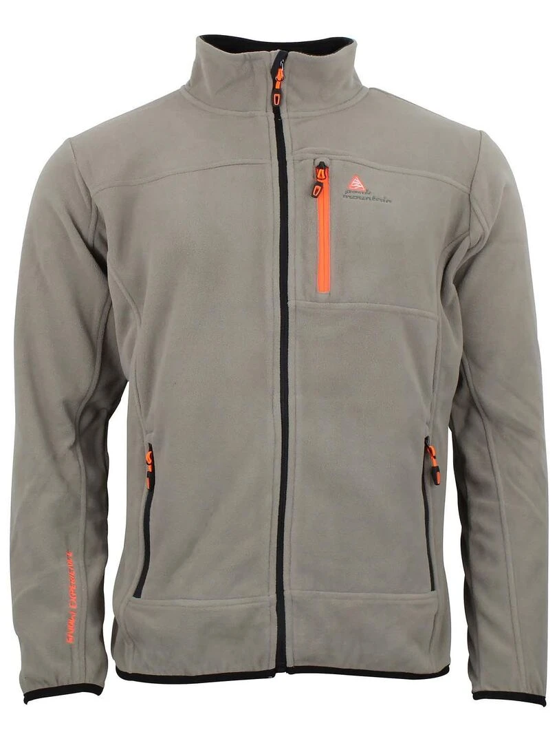 Blouson polaire homme CALON PEAK MOUNTAIN Gris taupe