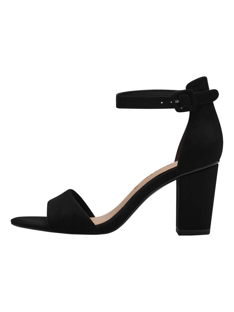Sandale à Bride Talon Tamaris Noir