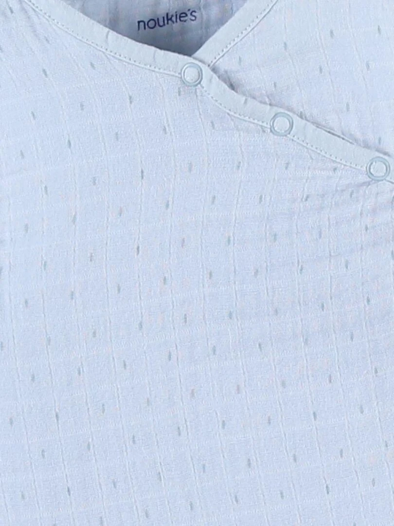 Gigoteuse 70 cm mousseline de coton BIO    Bleu
