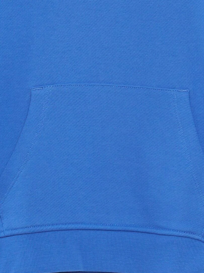 Sweat en molleton fin   Mixte   Bleu