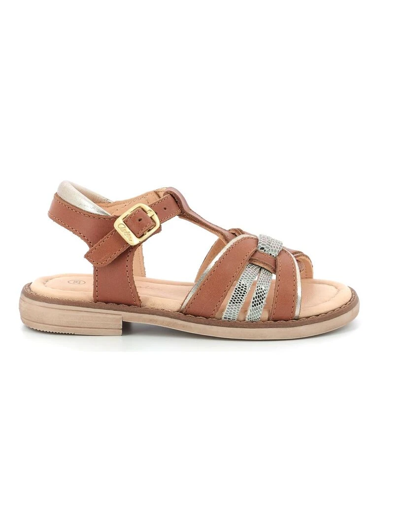 Sandales Cuir Tawina Marron