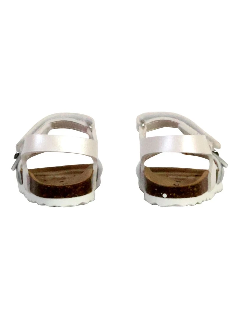 Sandale Cuir Enfant Geox Chalki B922RA 000NF   Blanc