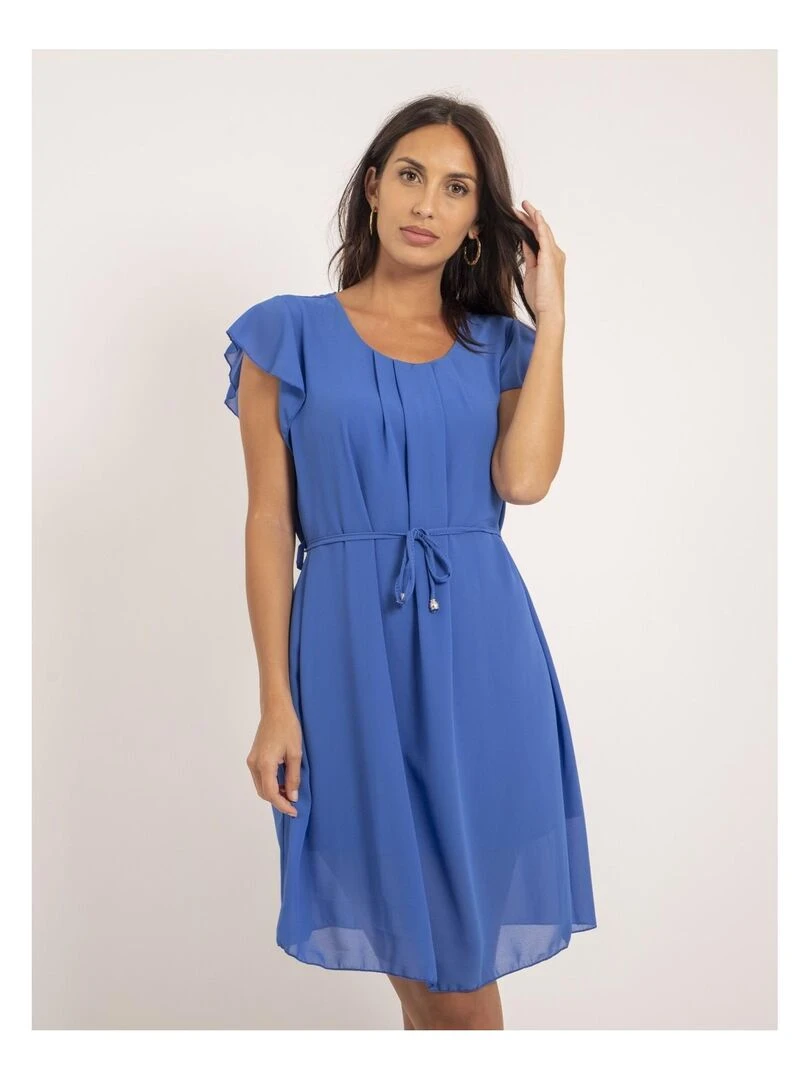 Robe courte IEVE Bleu