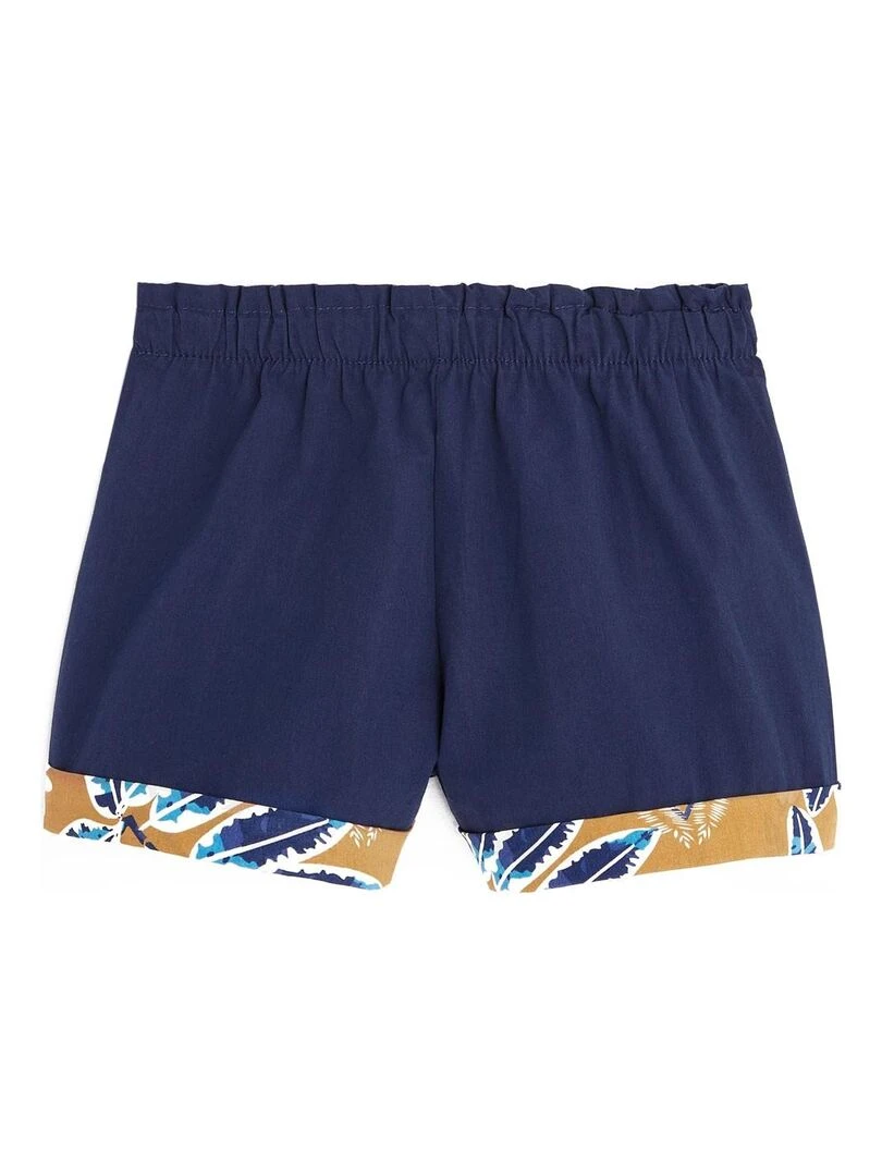 Short fille Hanoi Bleu