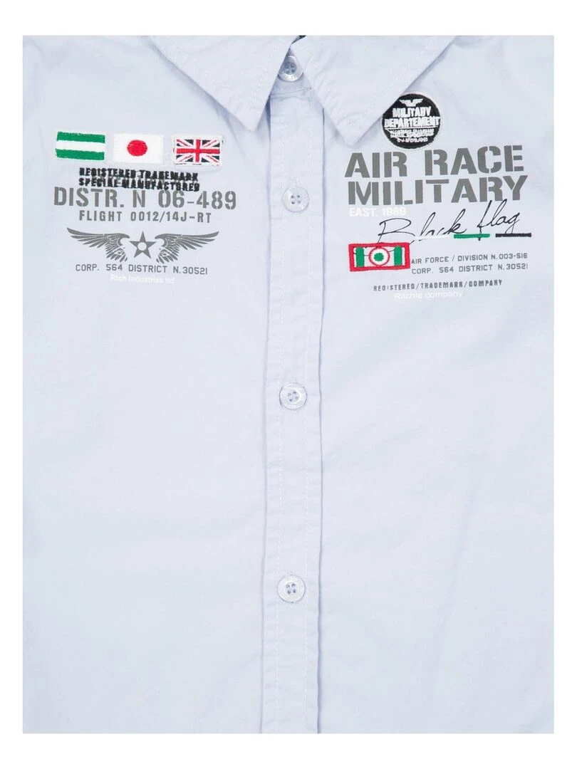 CHEMISE DIRESTRAIT BOY   Bleu ciel