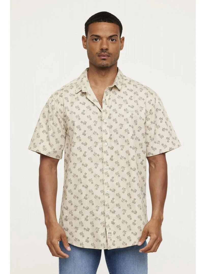 Lee Cooper Chemise manches courtes coton regular DUPSO Beige