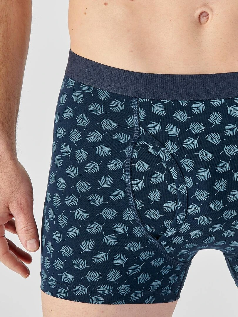 Lot de 3 boxers ouverts   Damart   Bleu