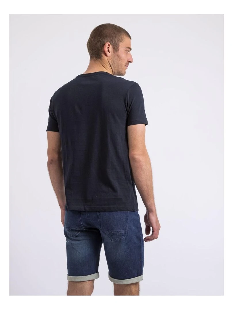 T shirt col rond NOLPIX Bleu marine