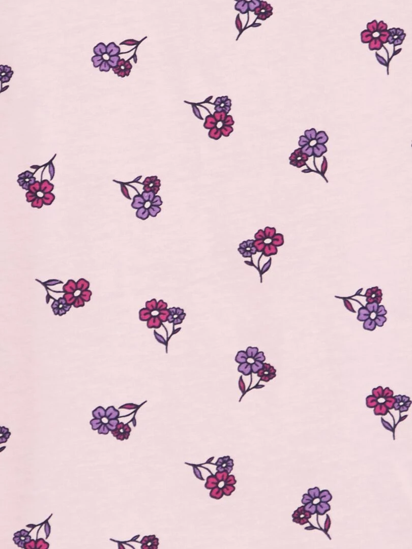 Débardeur imprimé à dos nageur Rose