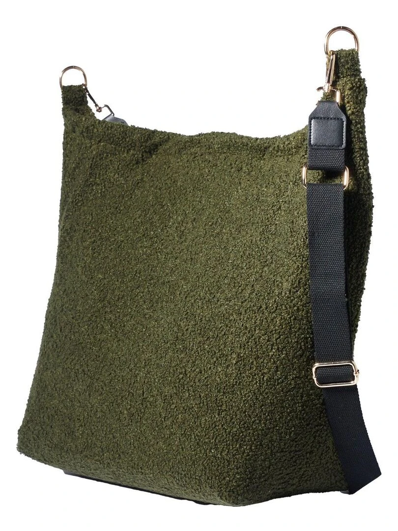 Sac à langer à anses  Mom bag large Teddy   Vert olive