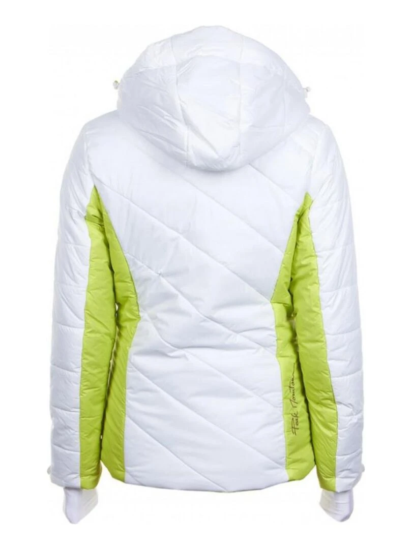 Doudoune de ski femme ACILORG PEAK MOUNTAIN Blanc Vert