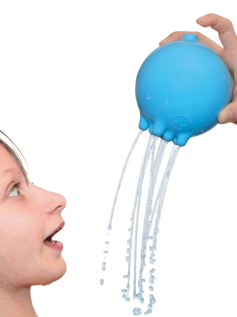 Jouet de bain arroseur balle Pluï bleu Bleu