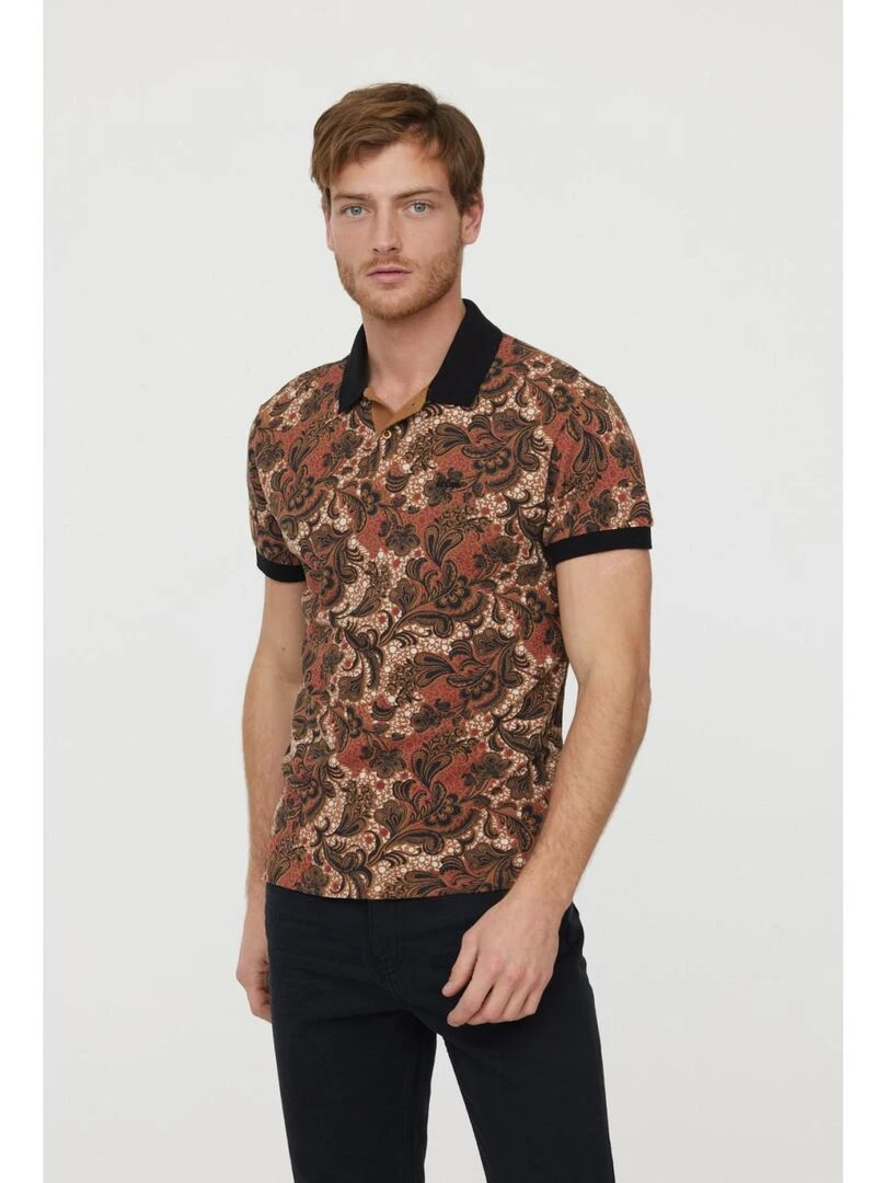 Lee Cooper T Shirt manches courtes coton regular BACHIR Camel