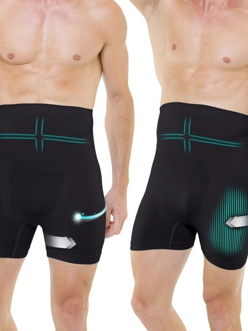 Lot de 2 boxers sculptants BEAUTYTHERM Noir