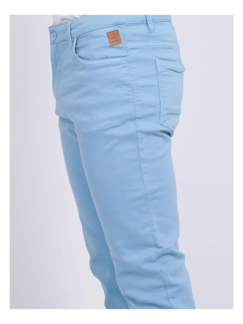 Pantalon 5 poches CANDELO   Bleu ciel