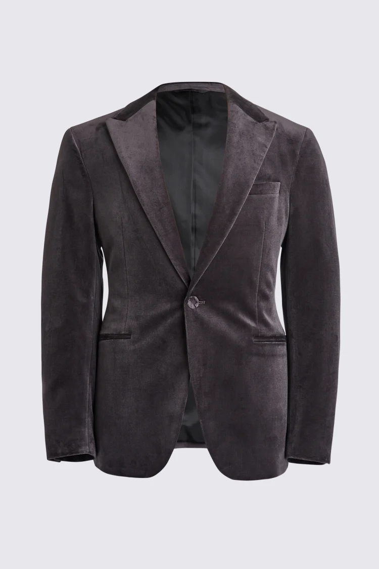 Slim Fit Grey Clementine Check Jacket    Buy Online at Moss