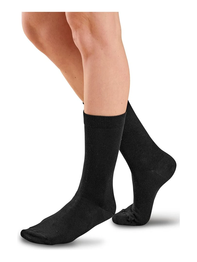 Chaussettes polaire Thermolactyl. Damart Noir