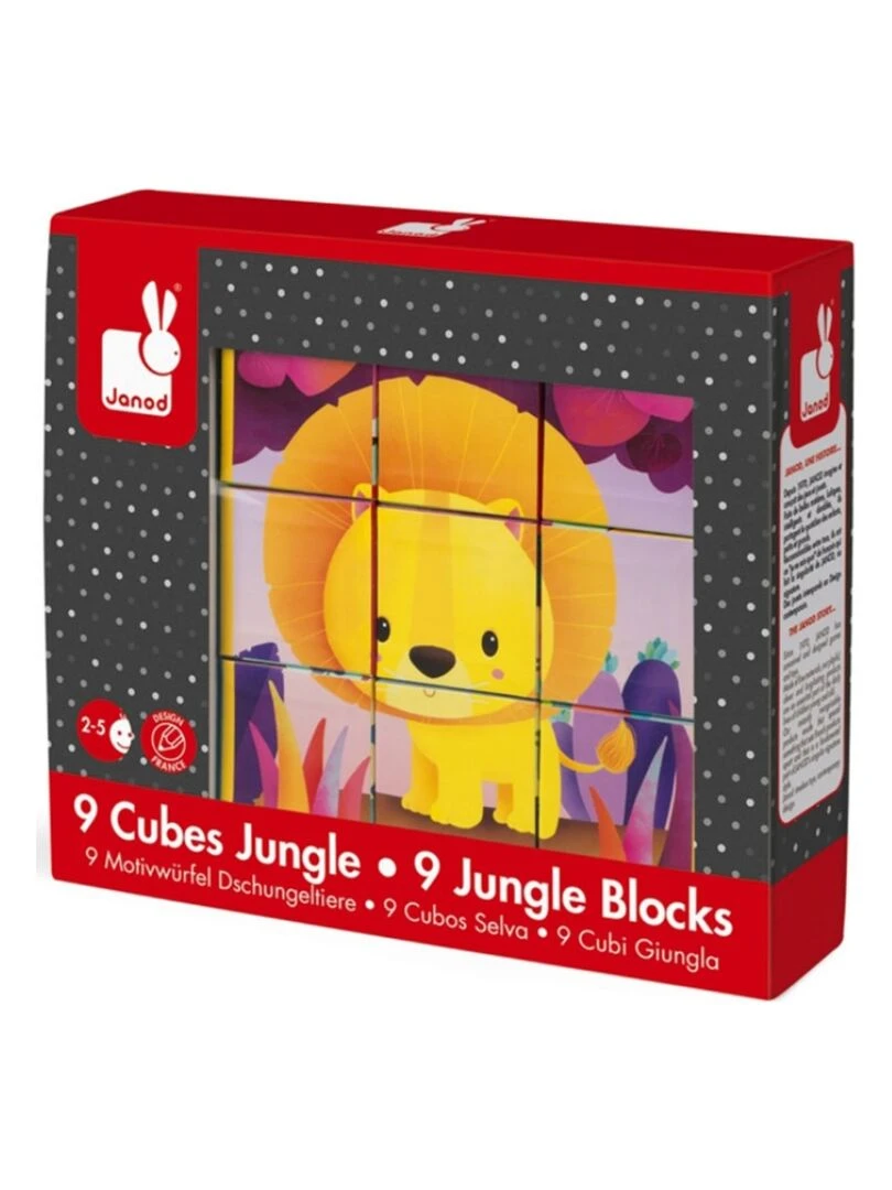 Puzzle cube Kubkid Jungle (9 cubes)   N/A
