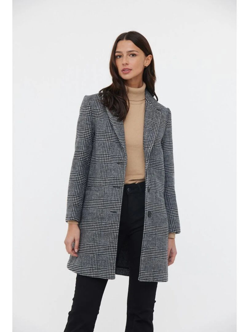 Lee Cooper Manteau manches longues polyester regular FIDA Blanc Noir