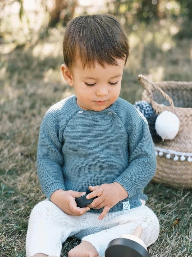 Brassière 4 boutons   Gris Vert