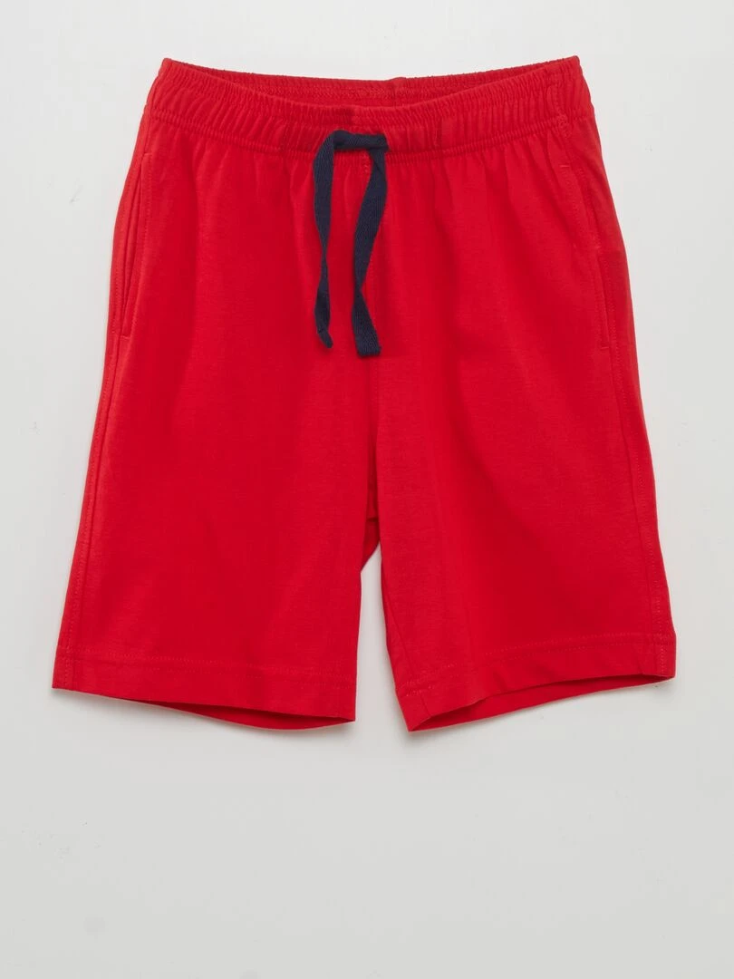 Lot de 2 shorts unis   Bleu