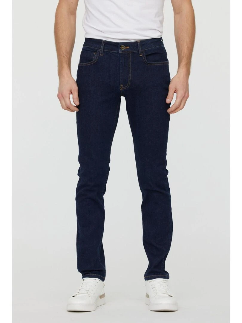 Lee Cooper Jean coton slim LC128 Bleu