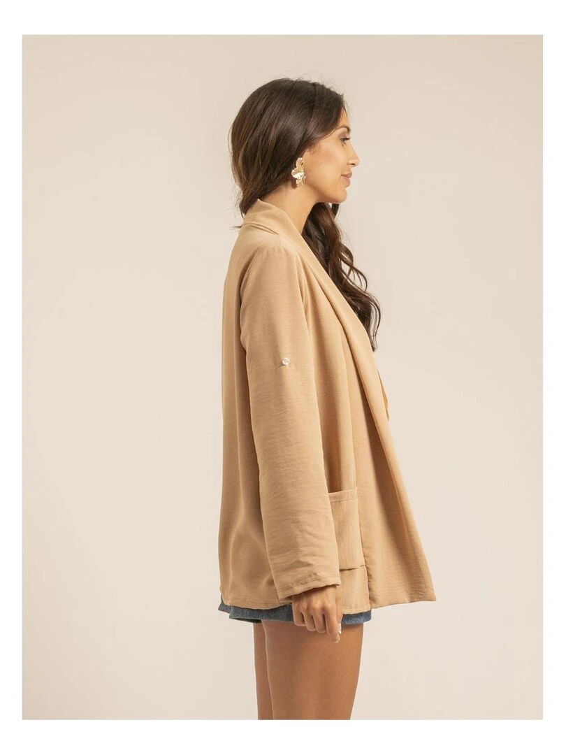 Veste col châle ULIPA   Beige