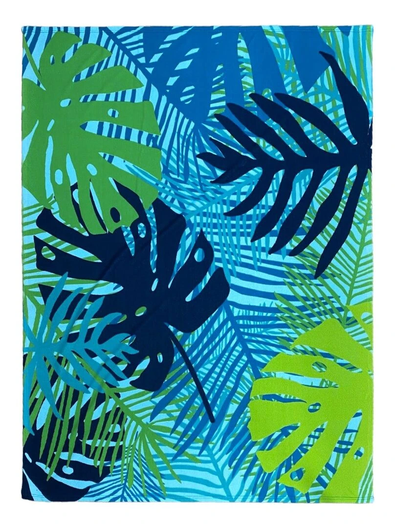 Serviette de plage microfibre Jungy 140x170 220g/m² Vert