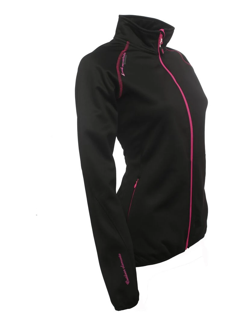 Blouson polarshell femme AMANO   Noir Noir