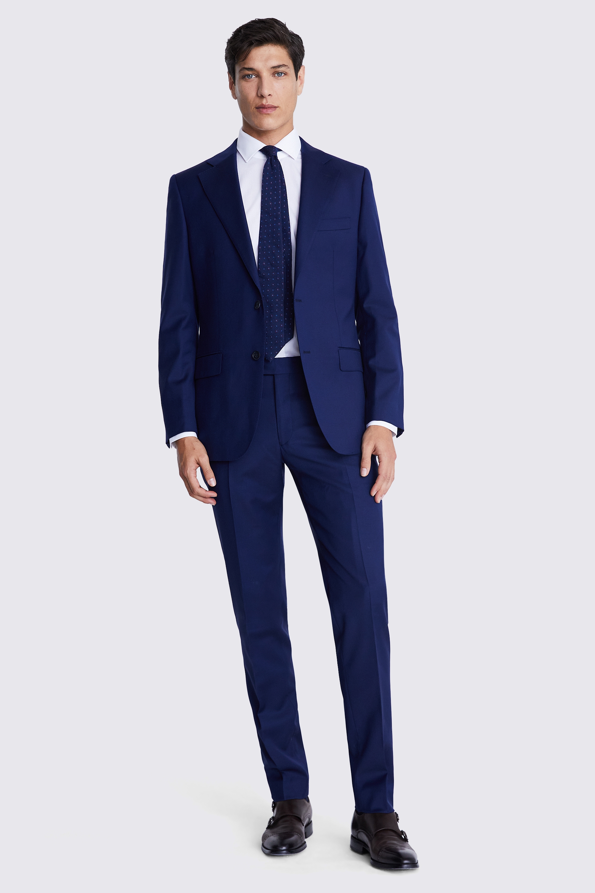 Italian Tailored Fit Black Peak Lapel Tuxedo Jacket   Buy Online at Moss