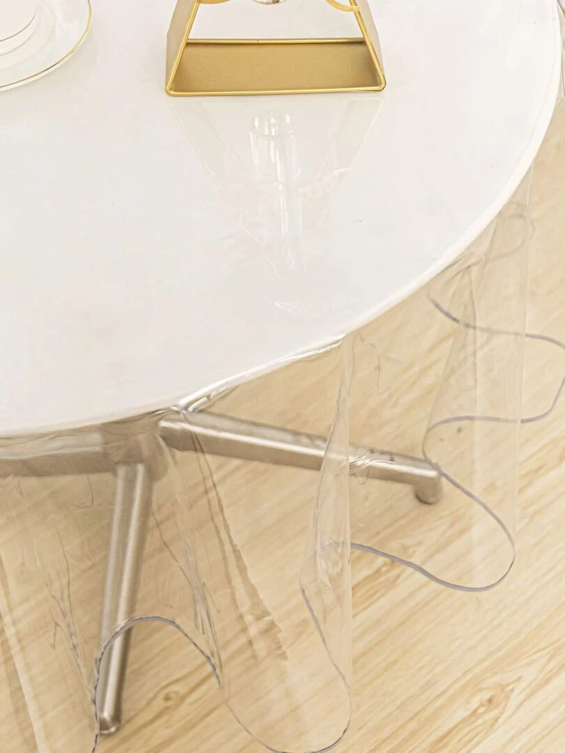 Nappe ronde transparente   Transparent