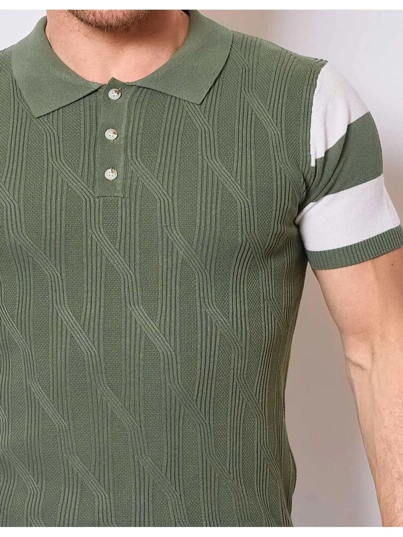 Polo manches courtes Kebello   Vert