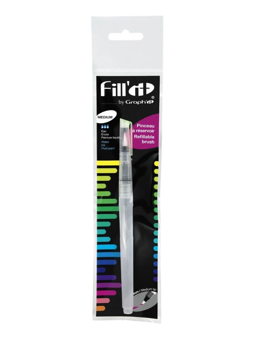 Pinceau réservoir à pointe médium Fill'It 8 ml N/A