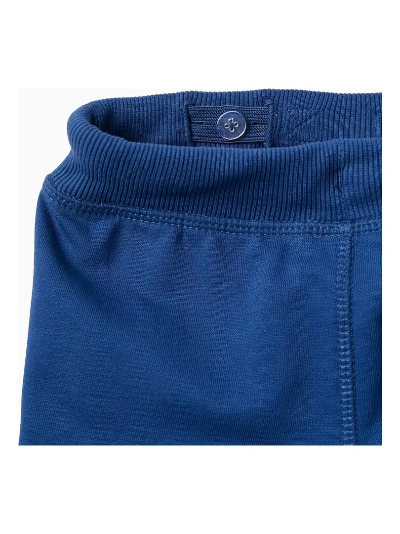 Short En Coton Pour Bébé Garçon 'Requin'   Bleu foncé