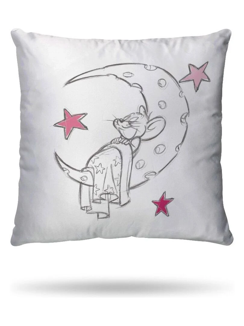 Housse de couette Tom and Jerry dodo 140x200 cm 100% Coton Blanc