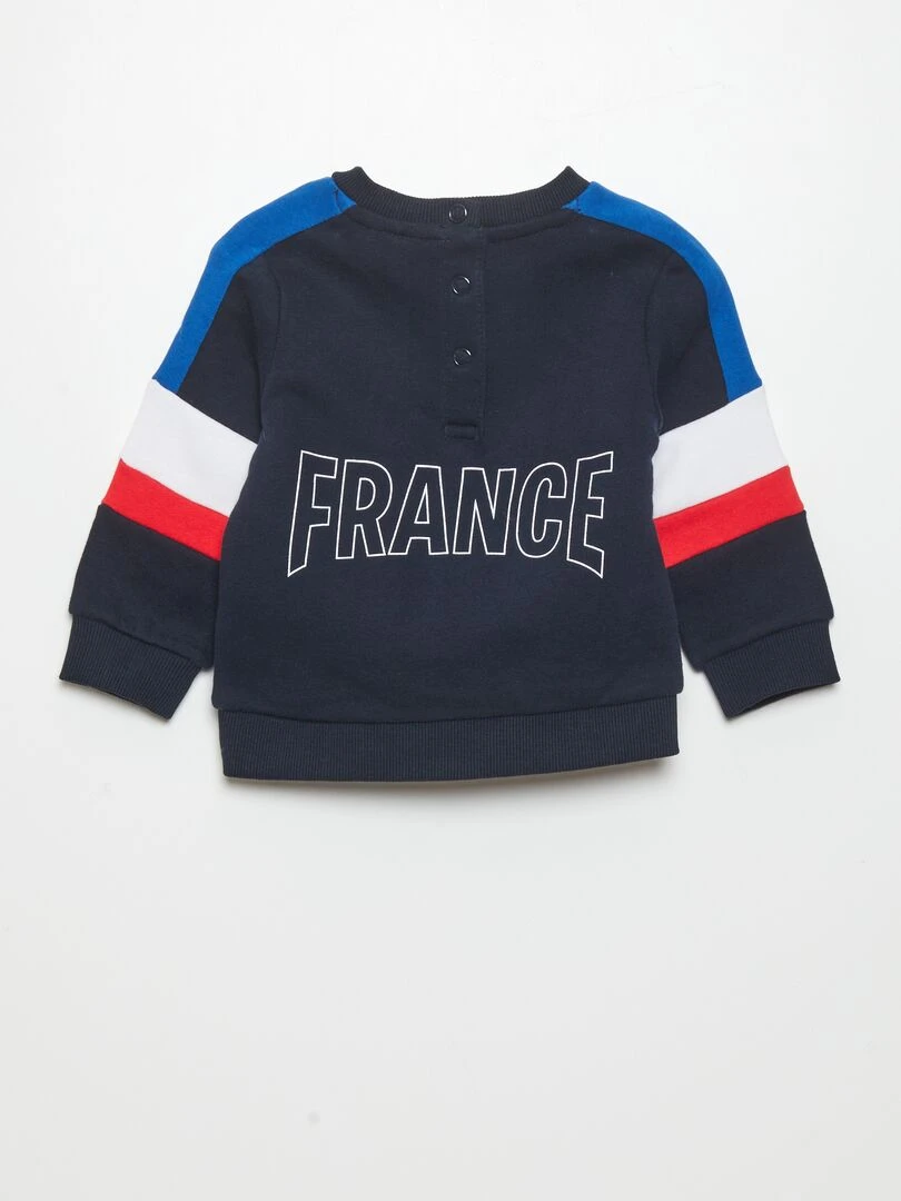 Sweat en molleton   Equipe de France Olympique   Bleu marine