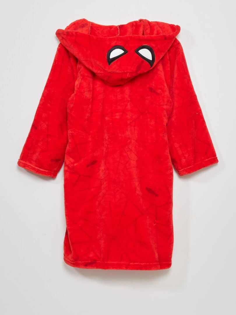 Robe de chambre avec capuche 'Spider Man'   rouge
