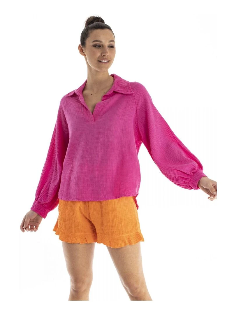 Chemisier  CARMEN   Gérard Pasquier   Rose