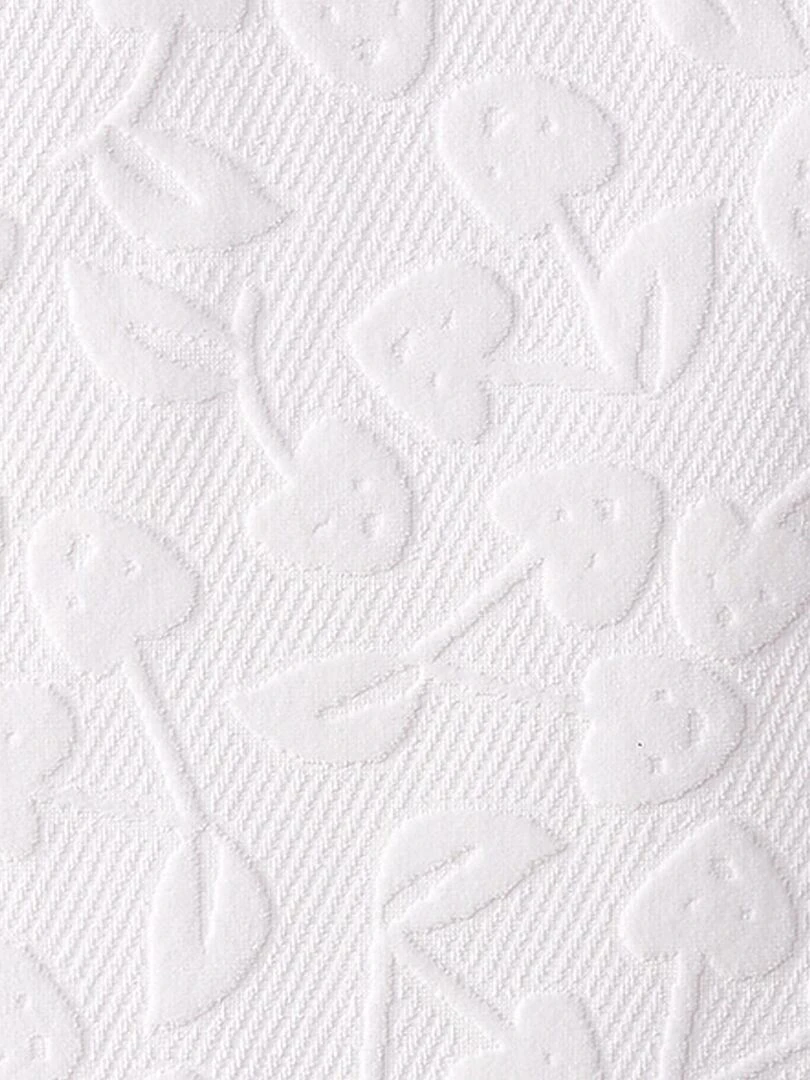 Serviette de toilette Escapade Kawaii blanc 50x90 cm   100% Coton   400 GSM   Blanc