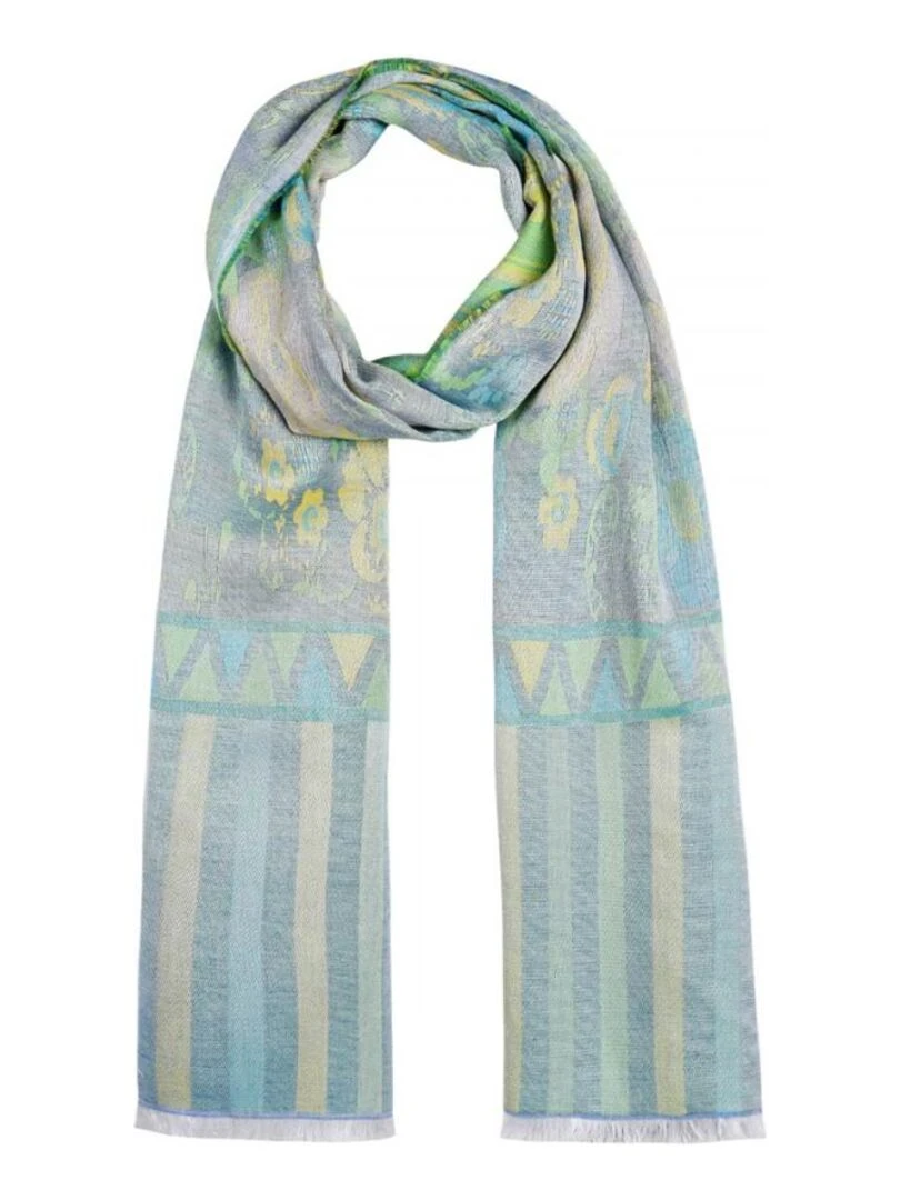 Echarpe légère Trigance   Fabriqué en France   Vert