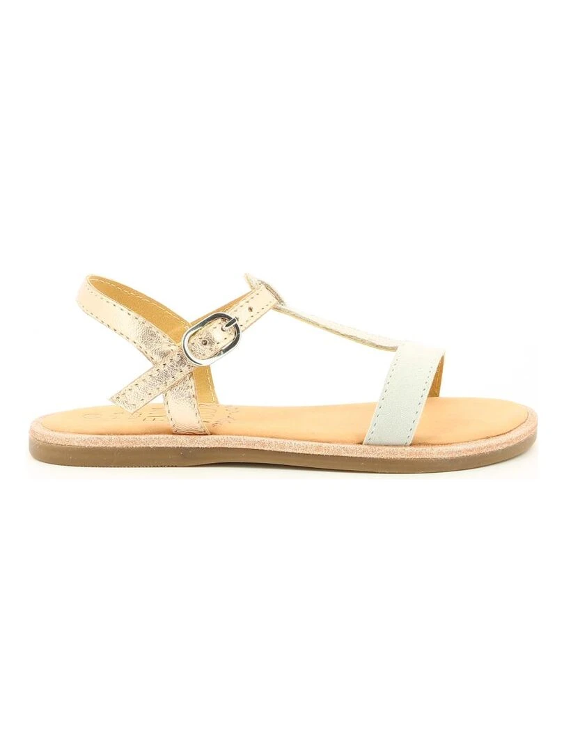 Sandales Cuir Paliky Rose