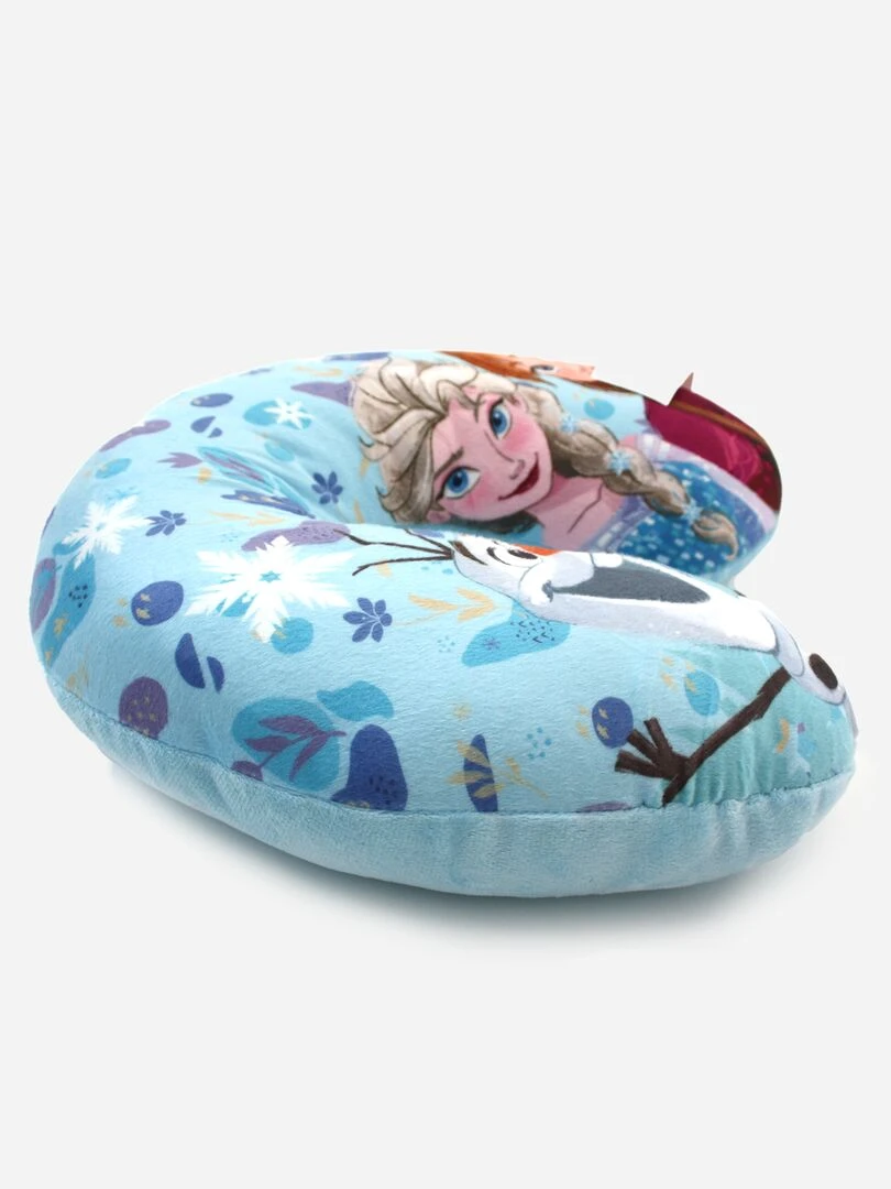 Coussin de voyage 'La reine des neiges' Bleu