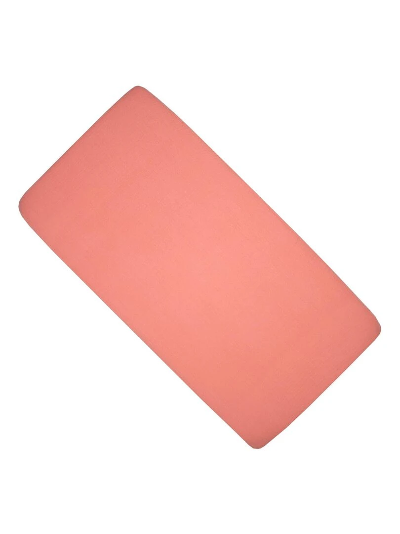 Drap housse berceau en gaze de coton Jeanne Marron