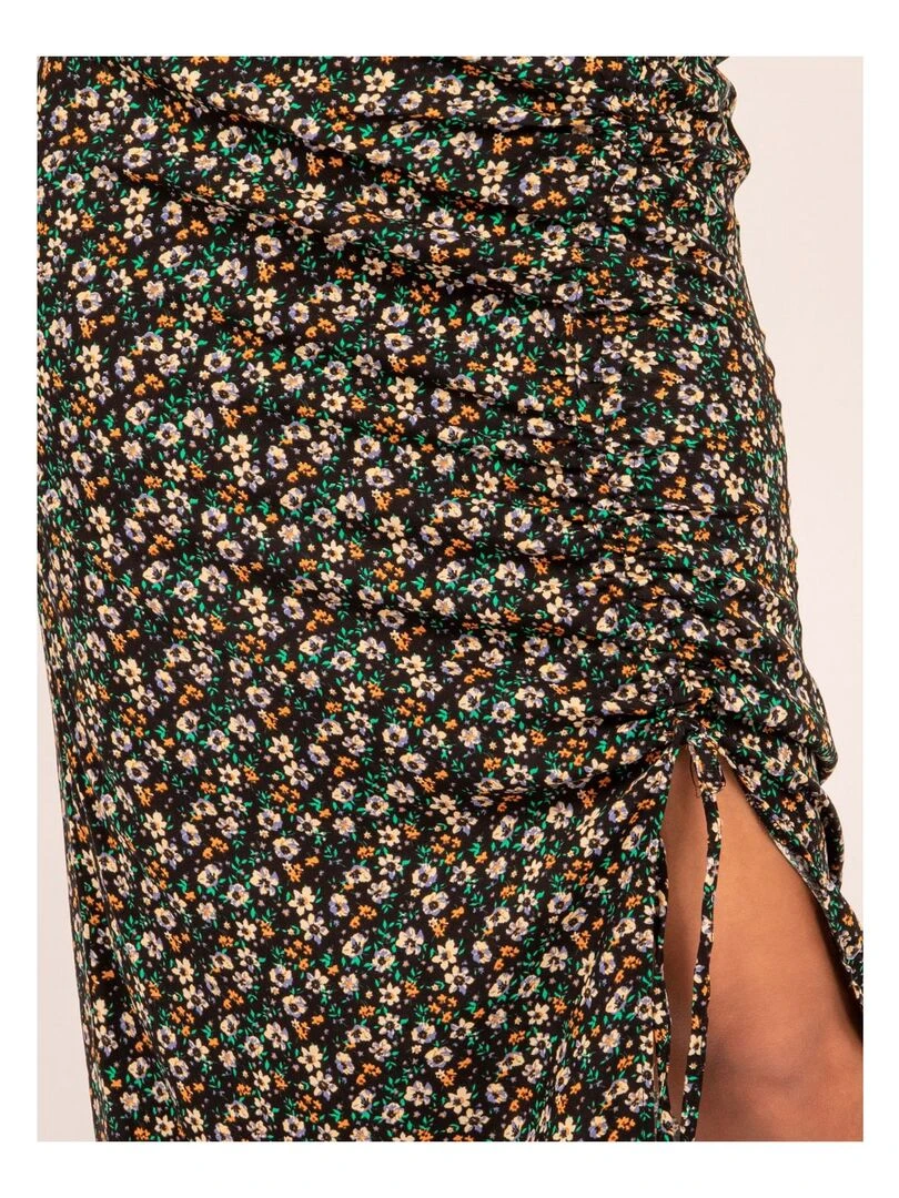 Jupe midi motifs XANITA   Noir