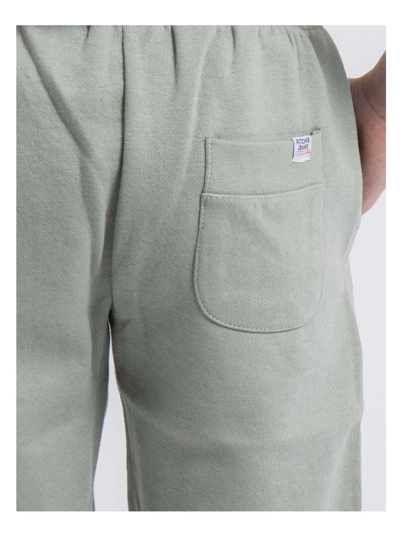 Bermuda molleton BIDMIN J   Vert