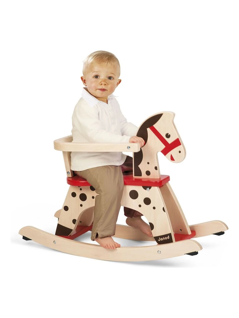 Cheval En Bois  A Bascule Caramel   N/A