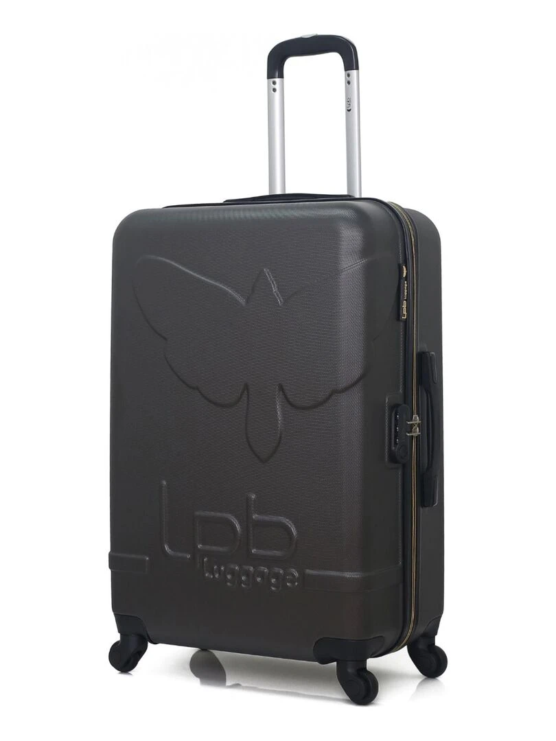 LPB LUGGAGE   SET DE 3 ABS NORINE A 4 ROUES   Gris foncé